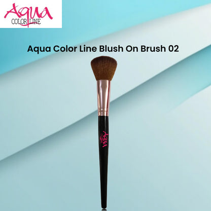 Aqua Color Line Blush On Brush 02