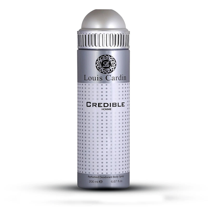 Credible Homme by Louis Cardin Perfumed Deodorant Body Spray for Men 200ml