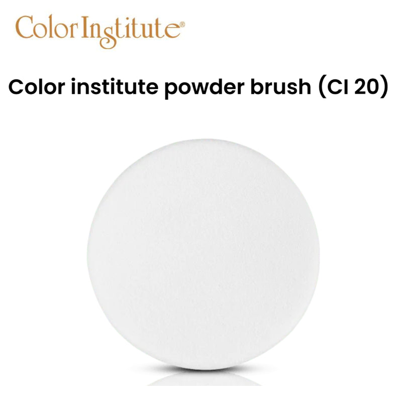 Color Institute Puff Round White