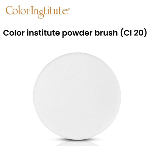 Color Institute Puff Round White