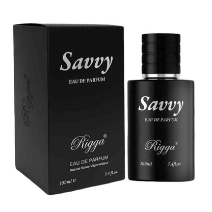 Rigga Savvy Eau De Parfum 100ml – Long Lasting Fresh Woody Aromatic Fragrance Perfume for Men & Women Elegant Daily Wear Scen