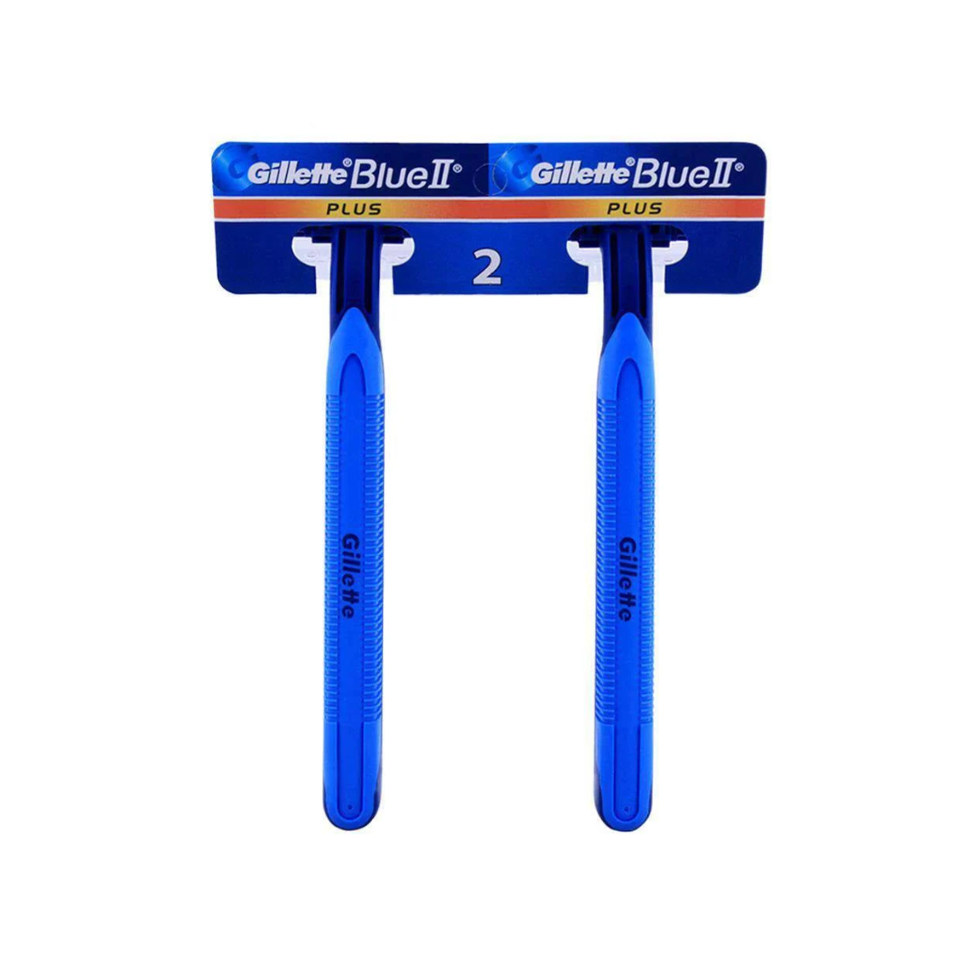 Gillette Blue 2 Plus Disposable Shaving Razor 24pcs Set - Smooth & Comfortable Shave | Made in Poland