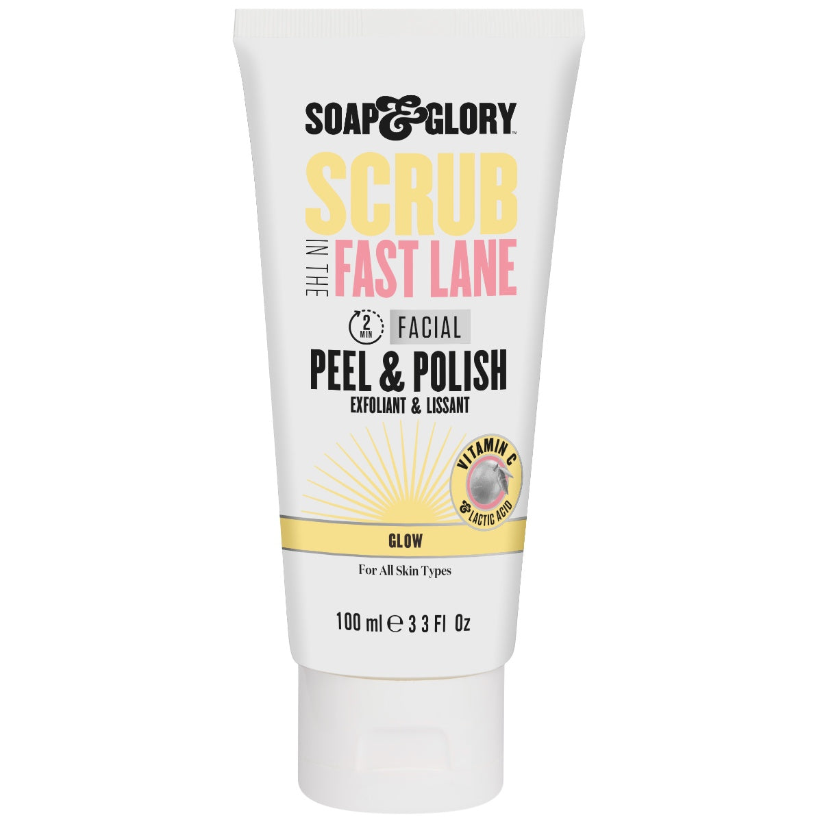 Soap & Glory Scrub In The Fast Lane Exfoliating Face Scrub & Peel-100ml
