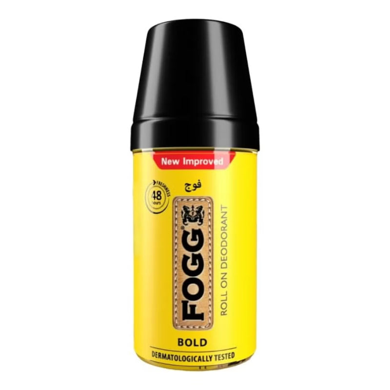 Fogg Bold Roll-On Deodorant 50ml New & Improved Long-Lasting Freshness