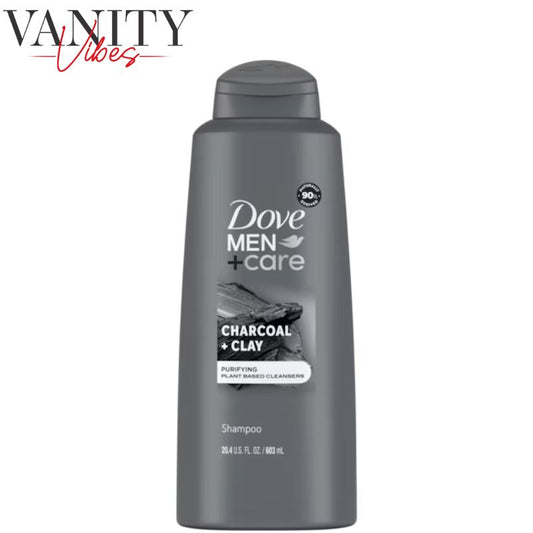 Dove Men+Care Charcoal + Clay Shampoo 603ml Deep Cleansing & Stronger Hair