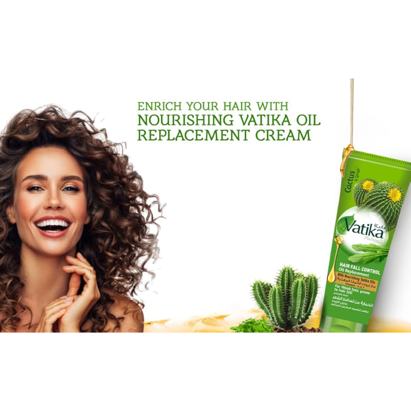 Vatika Naturals Cactus & Gergir Hair Fall Control Oil Replacement 200ml