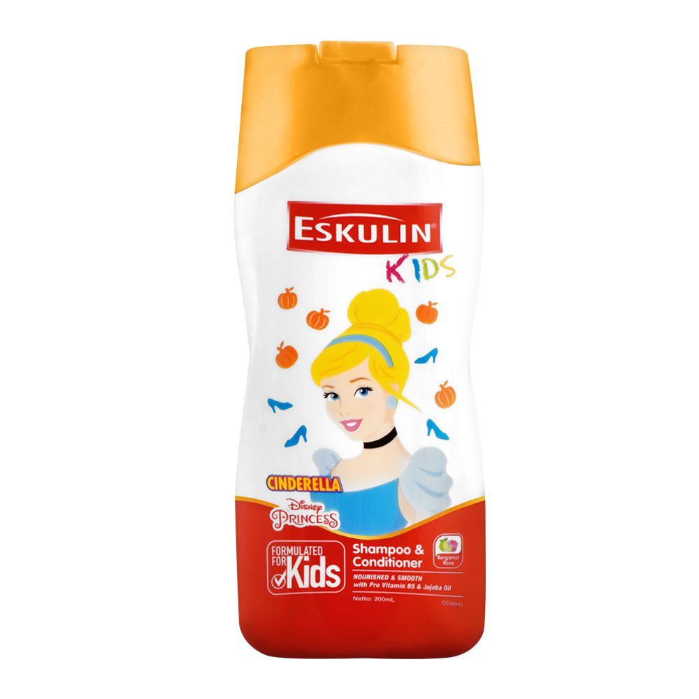 Eskulin Princess Cinderella Kids Shampoo & Conditioner 200ml