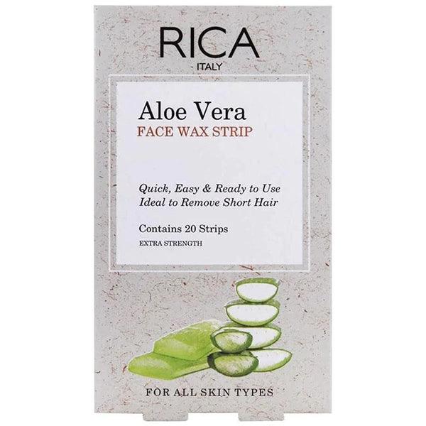Rica Aloe Vera Face Wax Strip 20 Strips