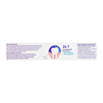 Sensodyne Multi Action Toothpaste 100g Sensitive Teeth 24/7 Protection Halal Formula