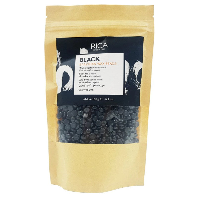 Rica Black Brazilian Wax Beads-150g
