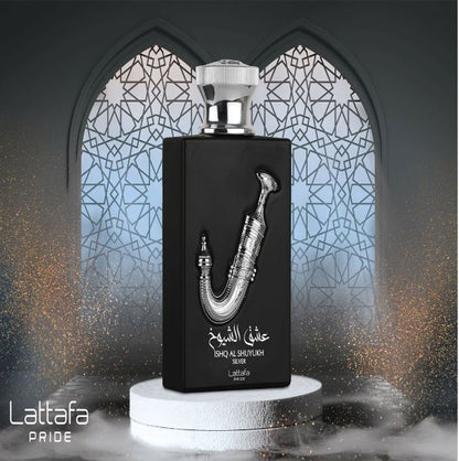 Lattafa Ishq Al Shuyukh Silver Perfume for Unisex Eau de Parfum