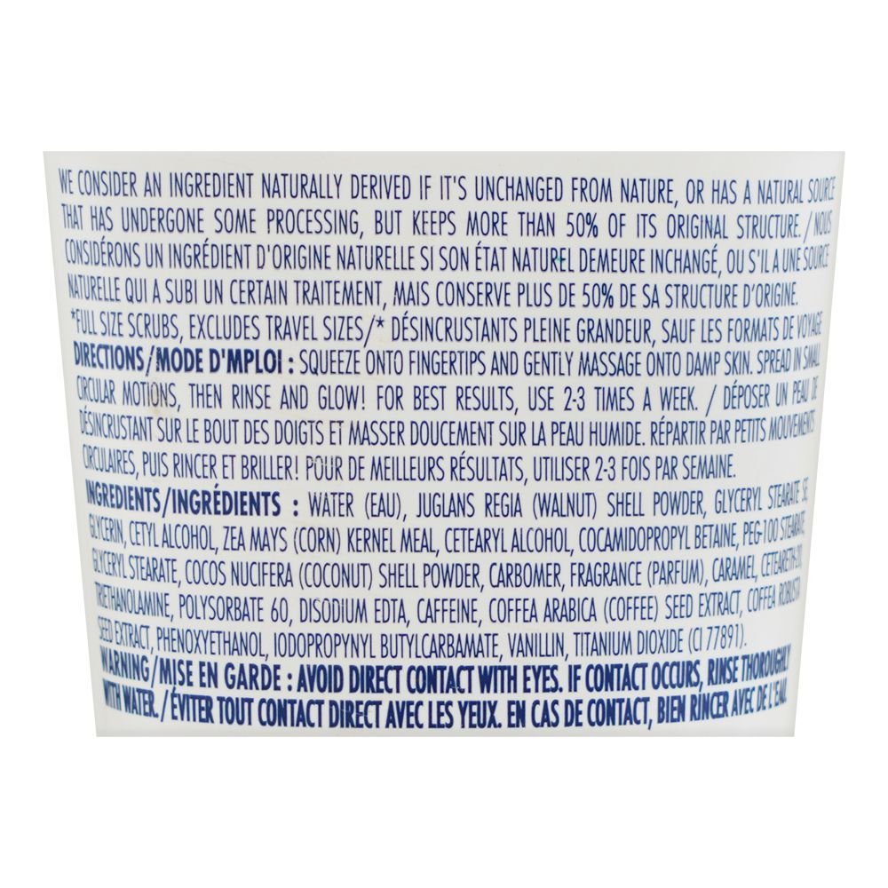 St. Ives Exfoliant Coconut & Coffee Scrub Tube Oil & Paraben Free For Balanced Skin 170g