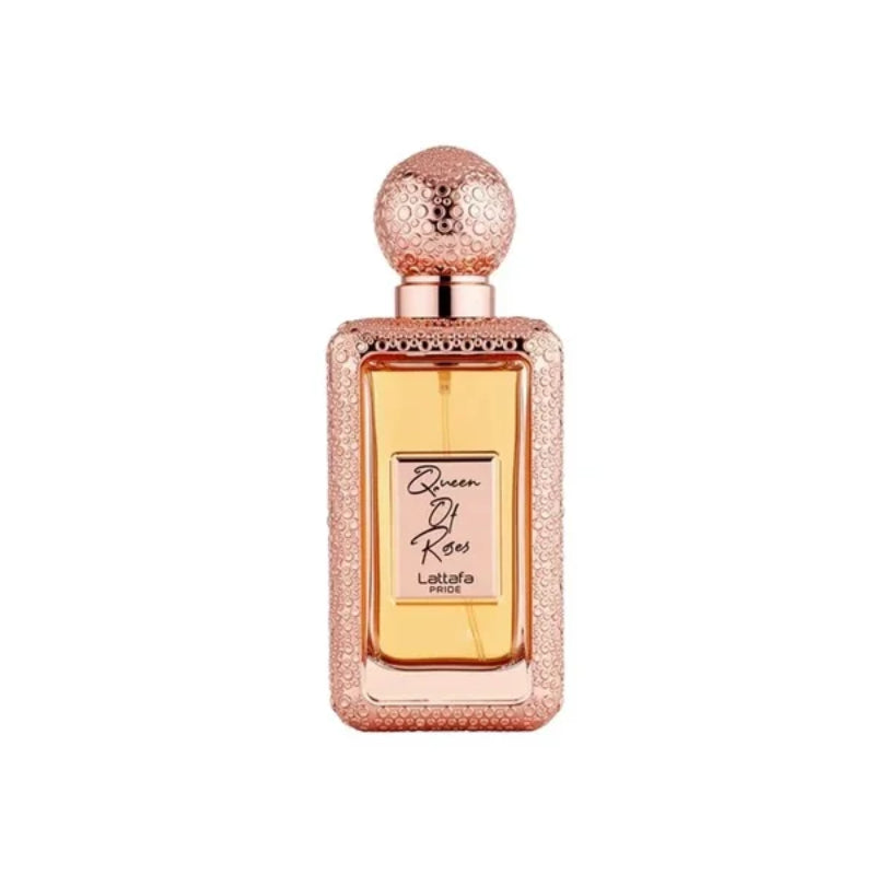 Lattafa Pride Queen of Roses Eau de Parfum 100ml for Women - Long Lasting Floral Fruity Perfume, Luxury Fragrance Spray, Femi