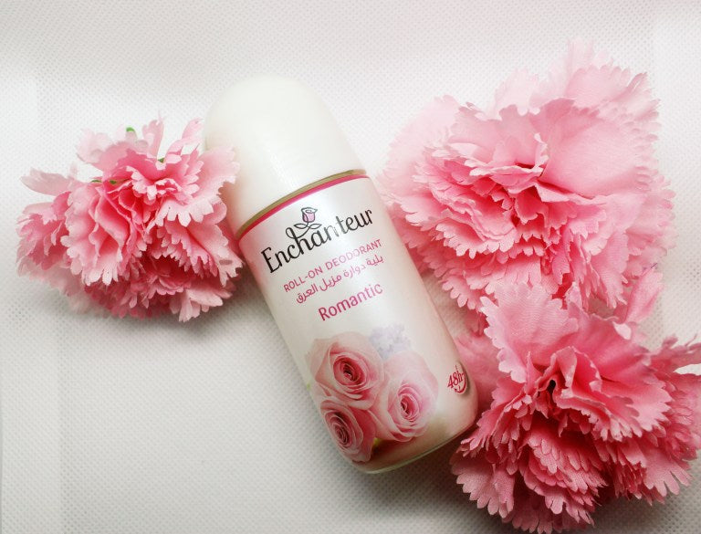 Enchanteur Romantic Roll-On Deodorant for Women 50ml - Long Lasting Floral Fragrance Anti-Perspirant for Freshness & Odor Pro