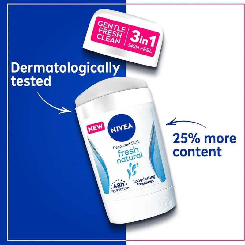 Nivea Fresh Natural Infini Fresh 48H Deodorant Stick 50ml
