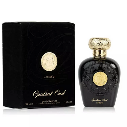 Lattafa Opulent Oud Eau de Parfum 100ml - Long Lasting Rich Oriental Unisex Fragrance for Men & Women