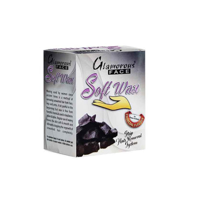 Glamorous Face Soft Wax 200 gm (Charcoal)
