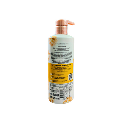 Lux Even-Tone Glow Bright Camellia Fragrance Body Wash 450ml - Brightening Shower Gel for Smooth, Radiant & Even Tone Skin