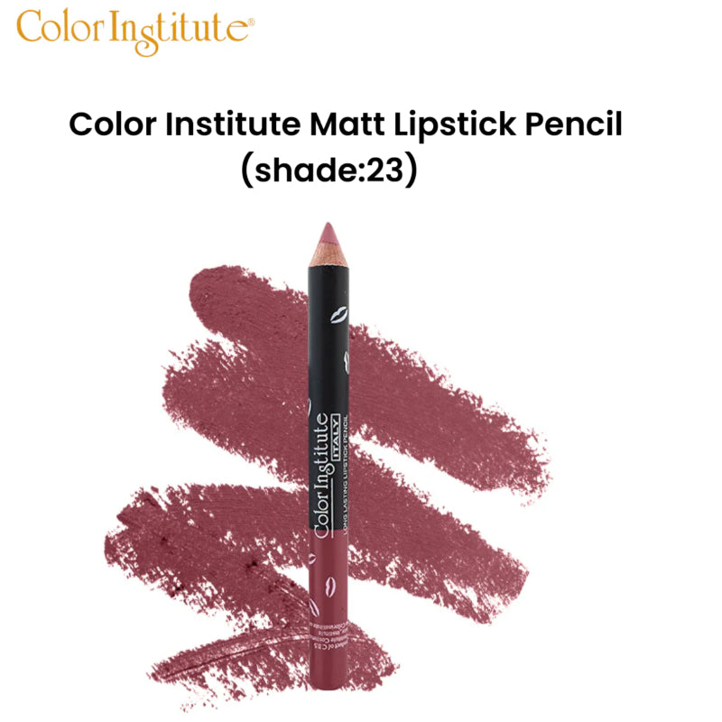 Color Institute Matt Lipstick Pencil (Shade:23)