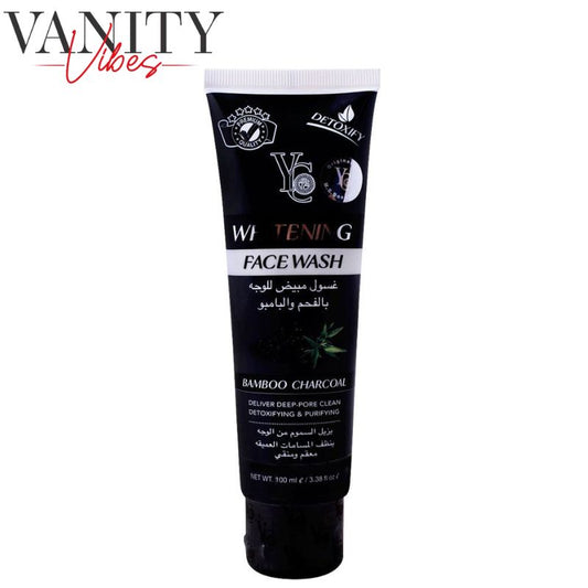YC Whitening Bamboo Charcoal Face Wash 100 ml Deep Cleansing, Brightening & Oil Control