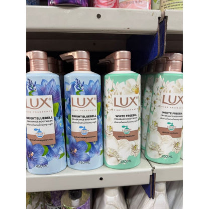 Lux Fine Fragrance White Freesia Body Wash 450ml - Luxurious Shower Gel for Soft, Smooth & Long Lasting Floral Fragrance Skin