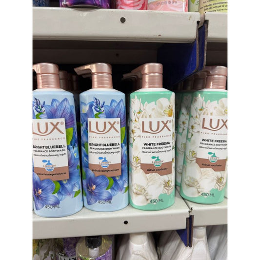Lux Fine Fragrance White Freesia Body Wash 450ml - Luxurious Shower Gel for Soft, Smooth & Long Lasting Floral Fragrance Skin