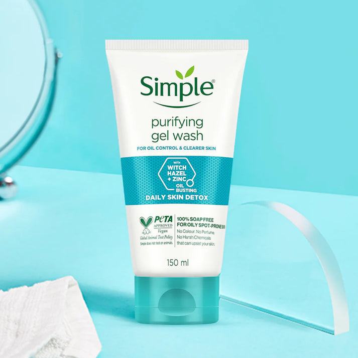 Simple Purifying Gel Wash 150 ml Deep Cleansing & Refreshing Care