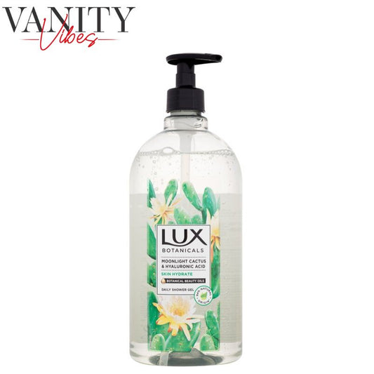 Lux Botanicals Moonlight Cactus & Hyaluronic Acid Daily Shower Gel 750ml Hydrating & Softening Skin