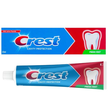 Crest Fresh Mint Toothpaste 125ml Strong Cavity Protection & Fresh Breath