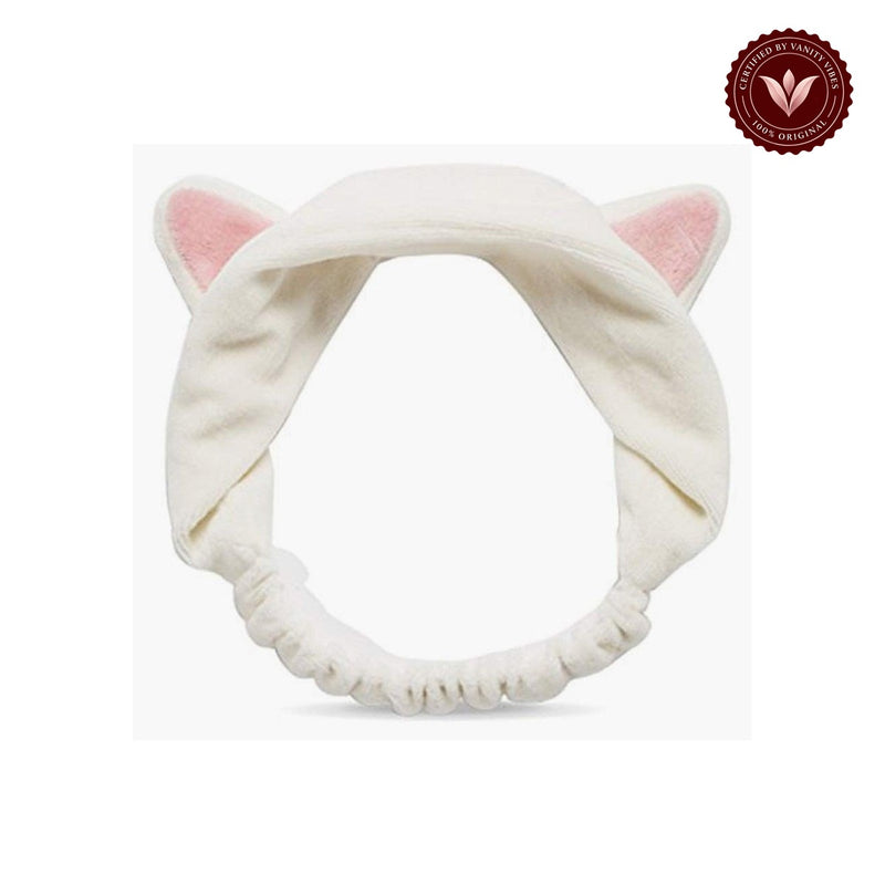 ETUDE My Beauty Tool Lovely Etti Hair Band on white background with Vanity Vibes badge