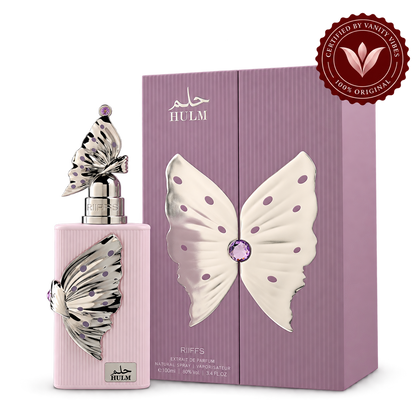 Riiffs Hulm bottle and box with Vanity Vibes seal