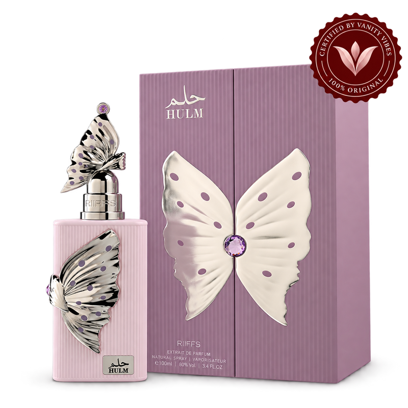 Riiffs Hulm bottle and box with Vanity Vibes seal