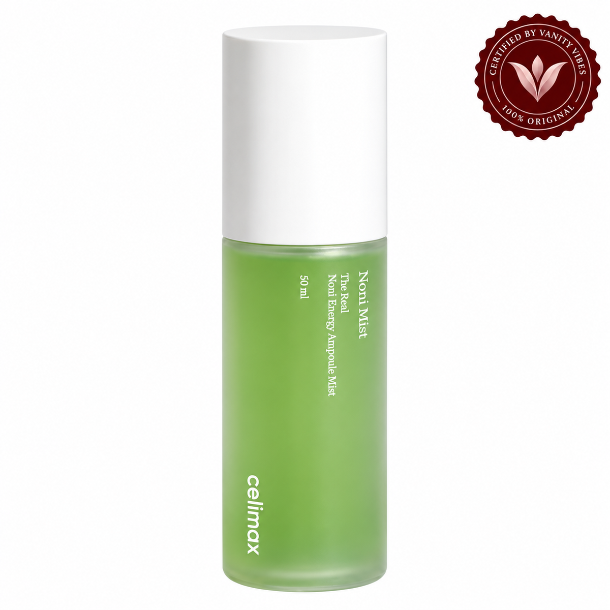 Celimax The Real Noni Energy Ampoule Mist 50ml — front product image with Vanity Vibes seal