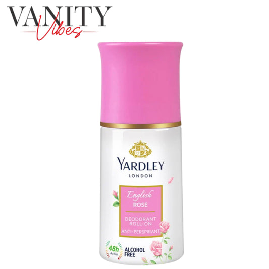 Yardley London English Rose Deodorant Antiperspirant Roll On 50ml For Women