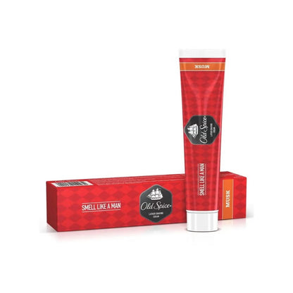 Old Spice Lather Shaving Cream with Musk Fragrance 70 g Smooth Shave & Masculine Scent