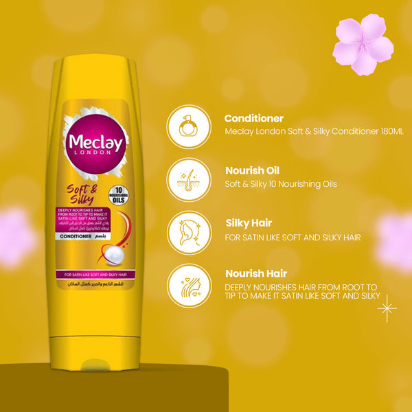Meclay London Soft & Silky Conditioner 350ml