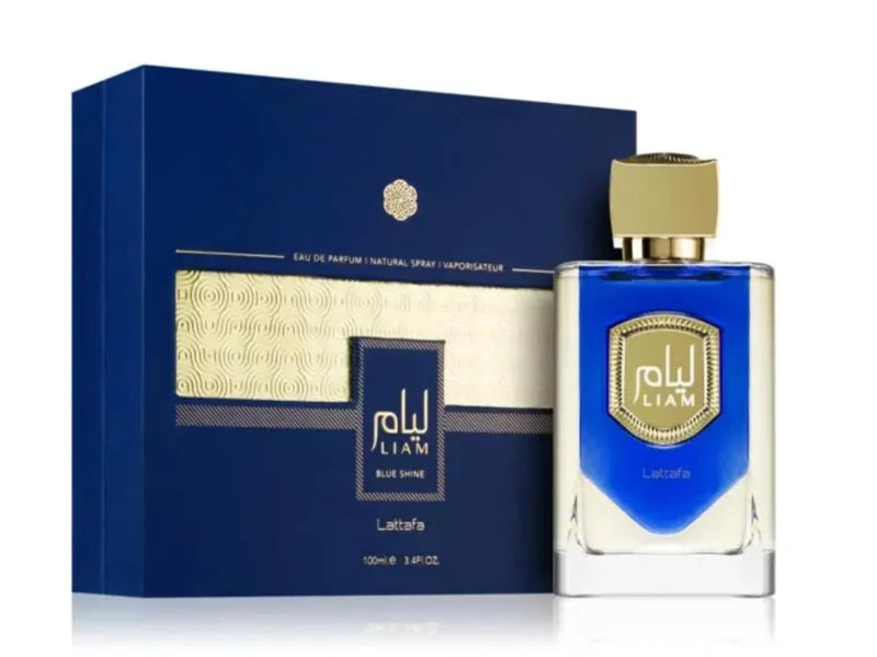 Lattafa Liam Blue Shine Perfume EDP 100ml  Long Lasting Arabic Fragrance – Unisex
