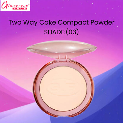 Glamorous Face Two Way Cake Compact Powder (Shade:03)