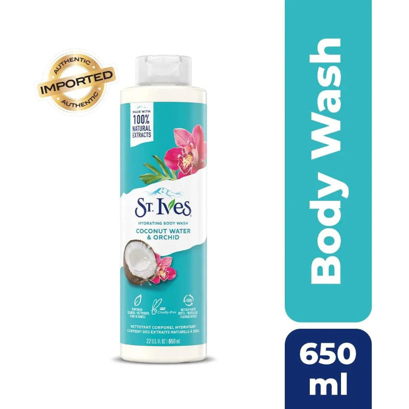 St.Ives Coconut Water & Orchid Hydrating Body Wash 650ml