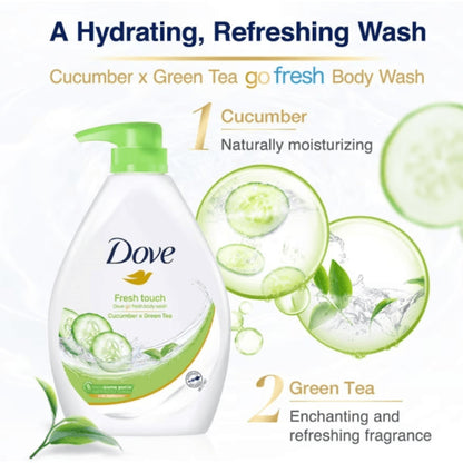 Dove Fresh Touch Refreshing Body Wash 1000g