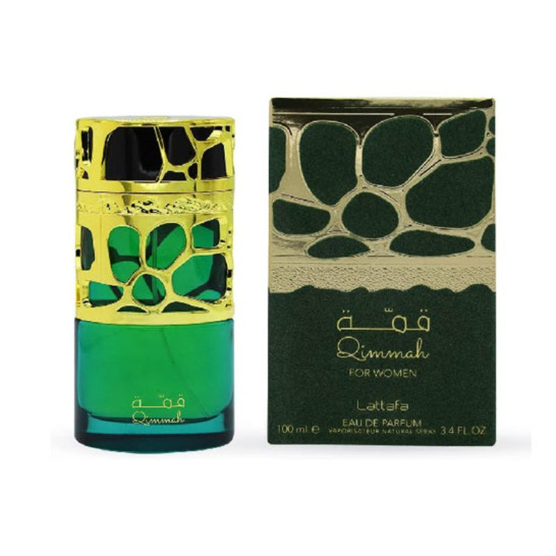 Lattafa Qimmah Eau De Parfum 100ml – Long Lasting Original Elegant Floral Fruity Fragrance for Women