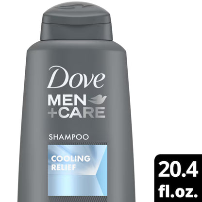 Dove Men+Care Cooling Relief Cleansing Shampoo with Menthol 603ml