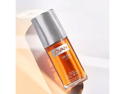Jovan Musk Original for Men Eau de Cologne Spray 88ml - Long Lasting Classic Masculine Musky Fragrance