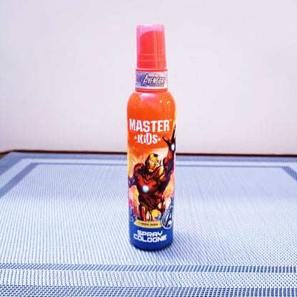 Master Kids Iron Man Cologne Spray 100ml - Gentle Kids Perfume Spray for Long Lasting Fresh Fragrance, Mild Non-Irritating Fo
