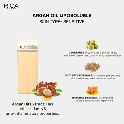 Rica Argan Oil Normal Skin Roll On Wax Refill - 100 ML