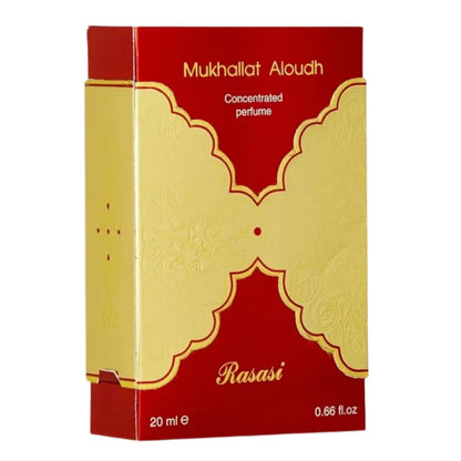 Rasasi Mukhallat Al Oud by Rasasi Attar 20ml for Men & Women