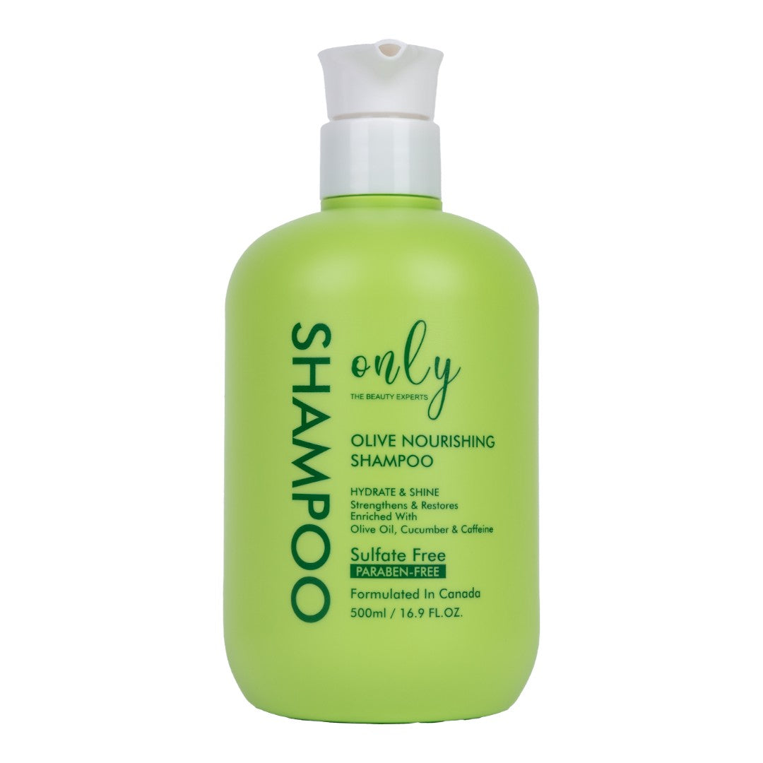 Only Olive Nourishing Shampoo 500ml – Deep Nourishing Hair Care Shampoo for Dry & Damaged Hair, Frizz Control, Smooth Soft Ha