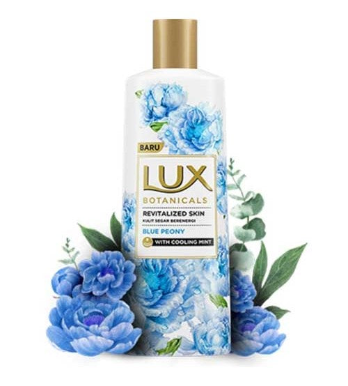 Baru Lux Botanicals Revitalized Skin Blue Peony Body Wash 250ml – Gentle Cleansing for Fresh, Smooth & Radiant Skin