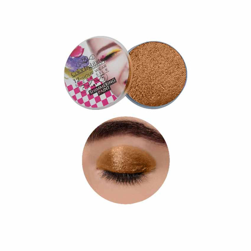 Color Institute Shimmer Eyeshadow . Eye Shimmering Paint (Shade:11) (Sun Gold)