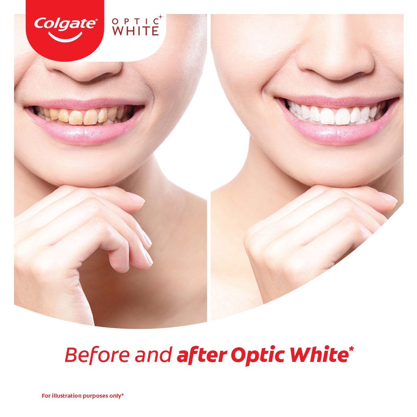 Colgate Optic White Sparkling White Toothpaste 75ml / 100g Brightening & Deep Clean Formula
